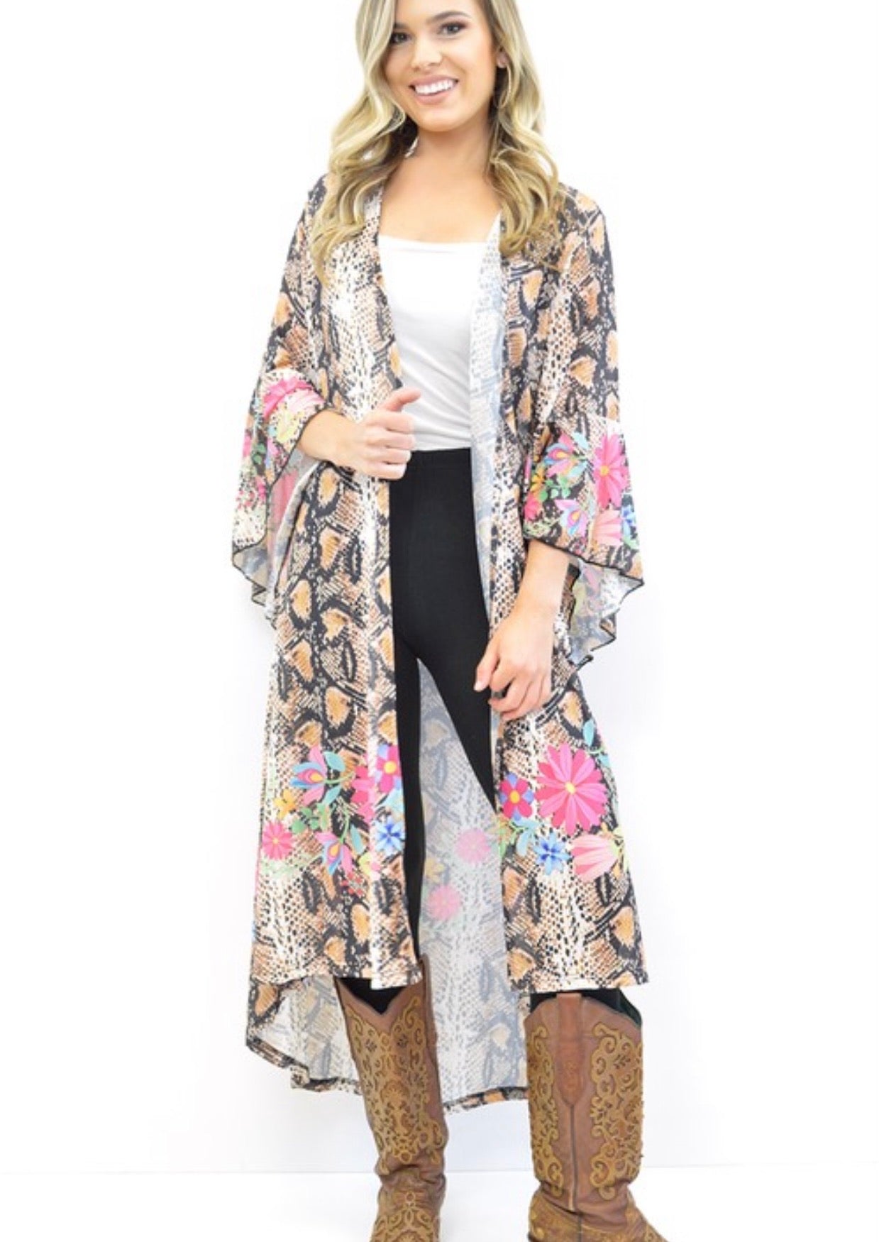 Beach-Ready Floral Duster