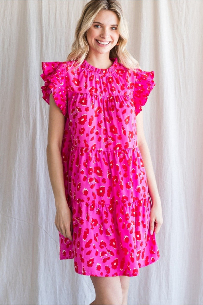 Topshop hotsell fuschia dress