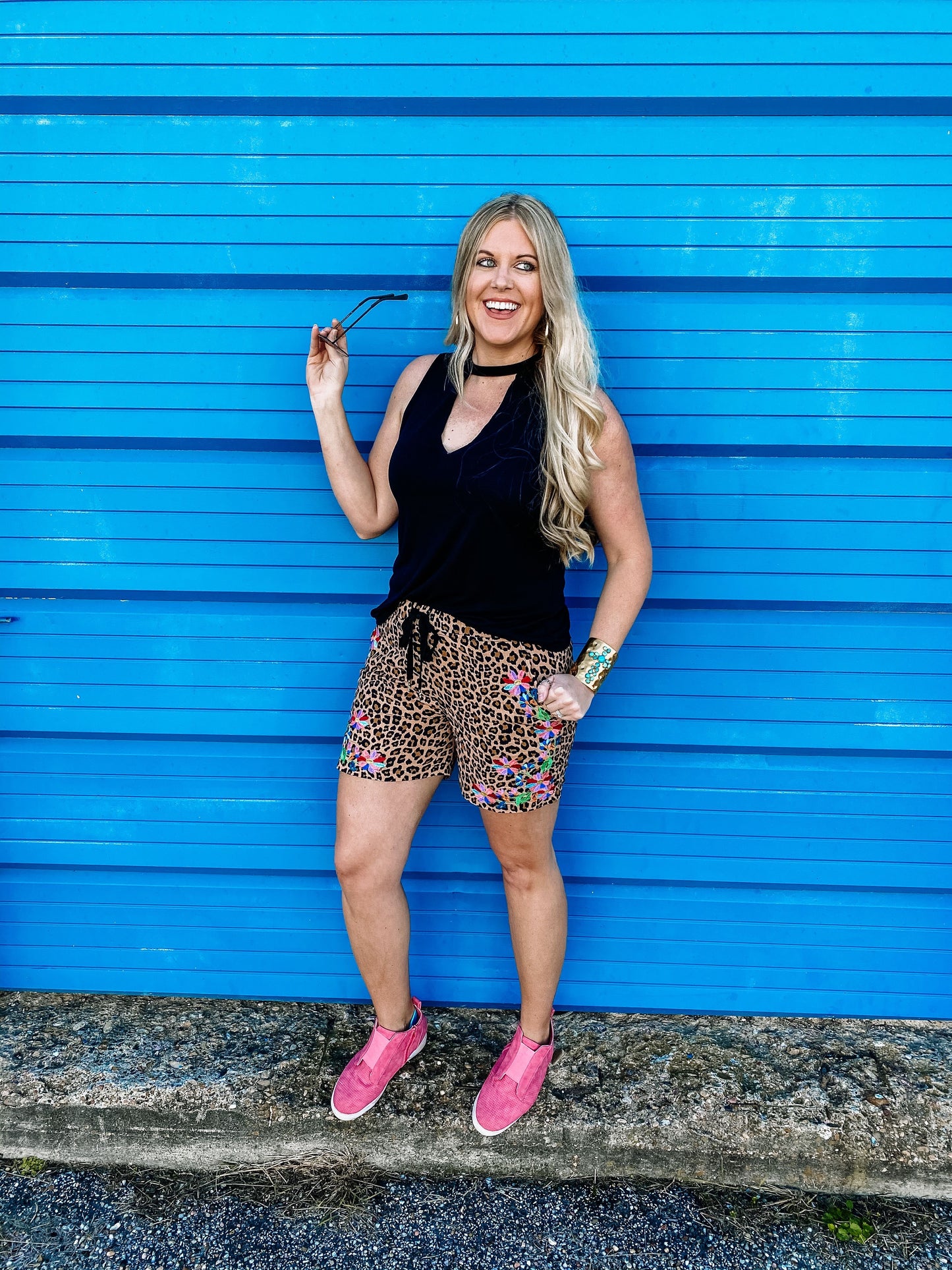 Ready for Anything Leopard Shorts