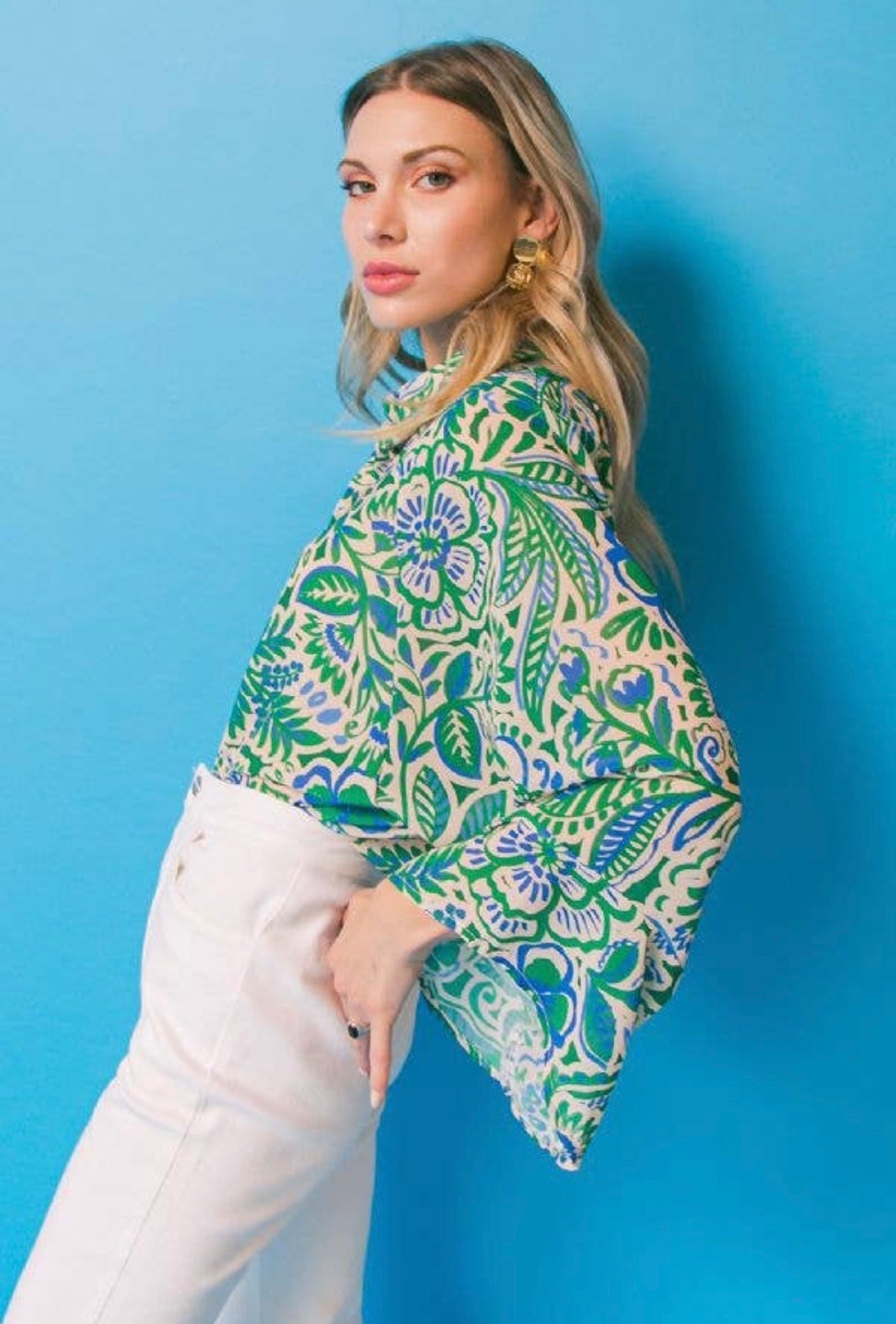 Nature’s Bounty Printed Top