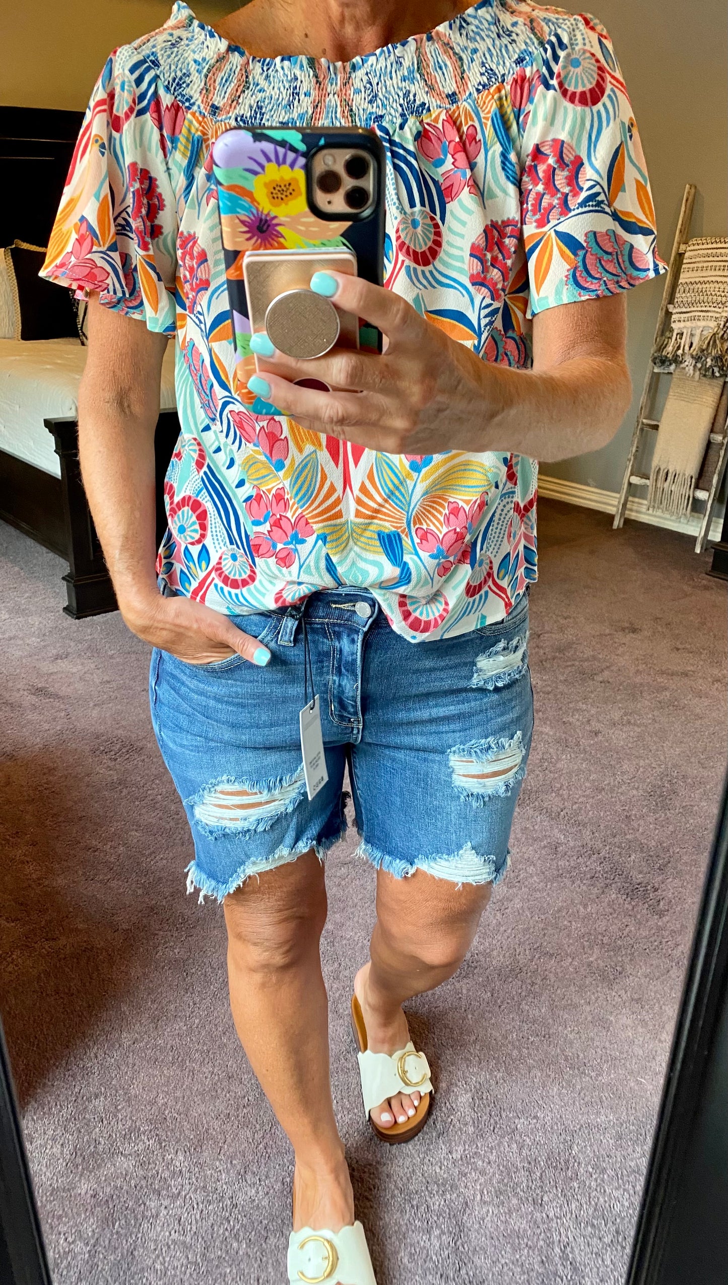 Bali Nights Printed Top