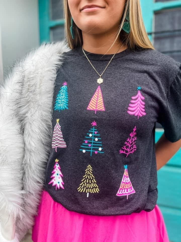 Fancy Lil’ Trees Holiday Graphic Tee