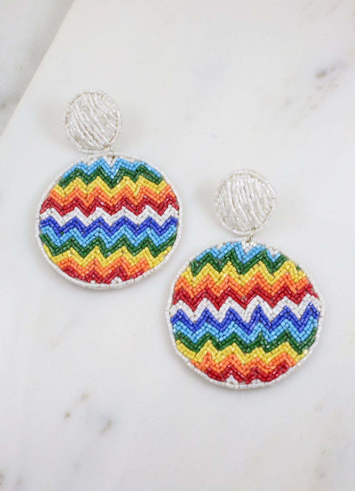 Rockin’ Waves Beaded Earrings (3 colors)