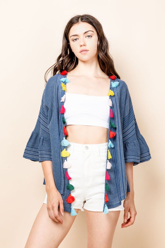 Happy Tassels Kimono-THML