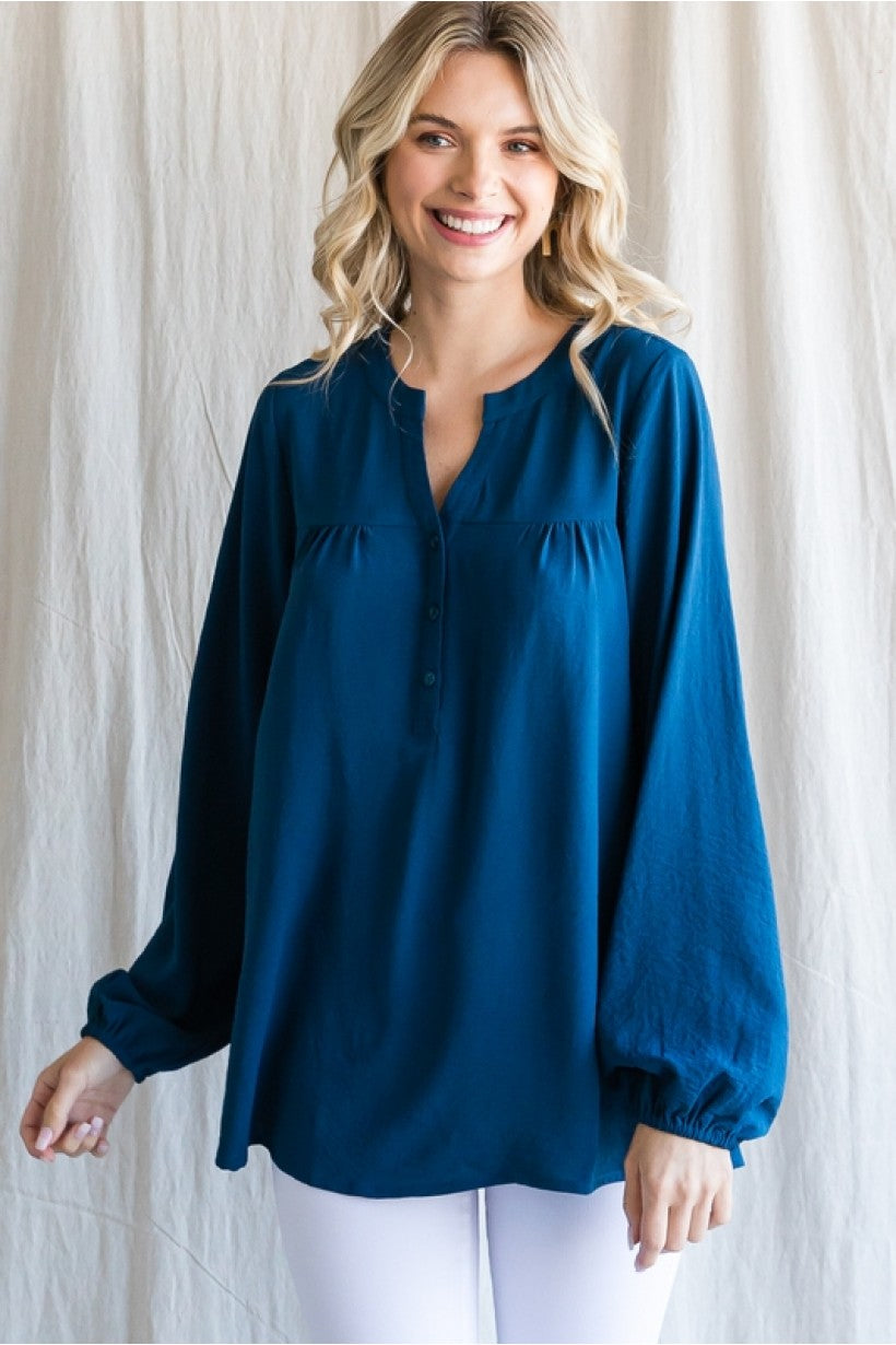 Crystal Teal Blouse