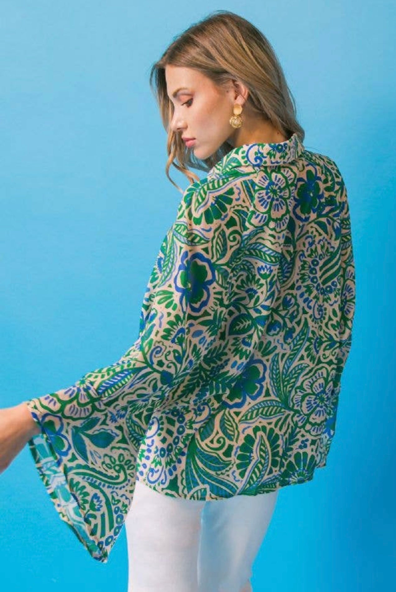 Nature’s Bounty Printed Top