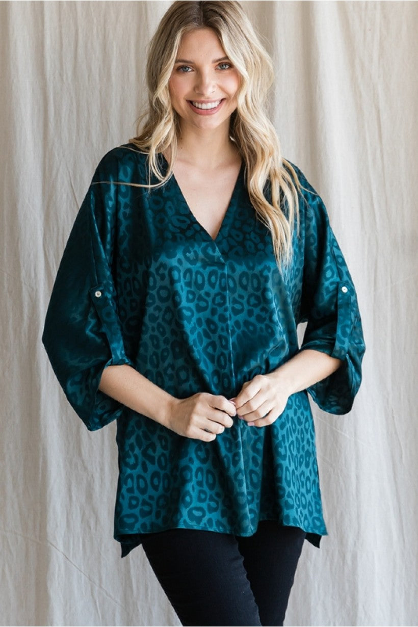 Seasonal Sounds Leopard Top (2 colors)