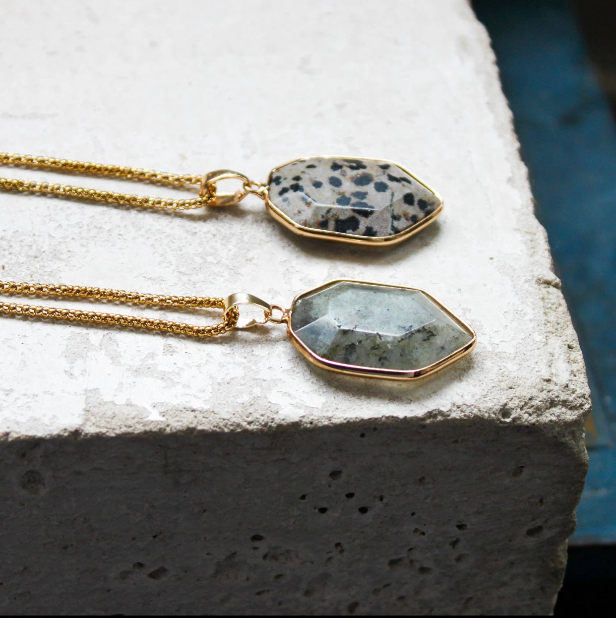 Dalmatian Jasper Pendant Necklace