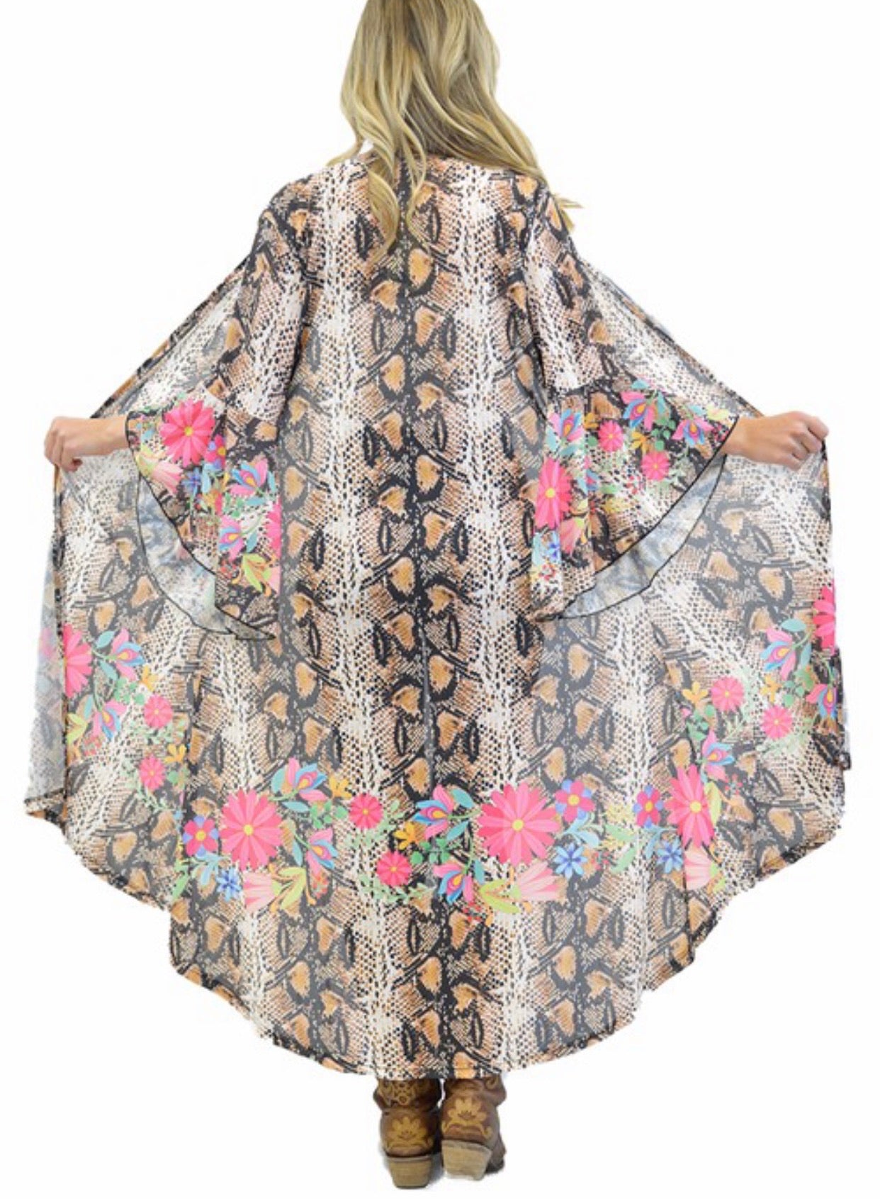 Beach-Ready Floral Duster