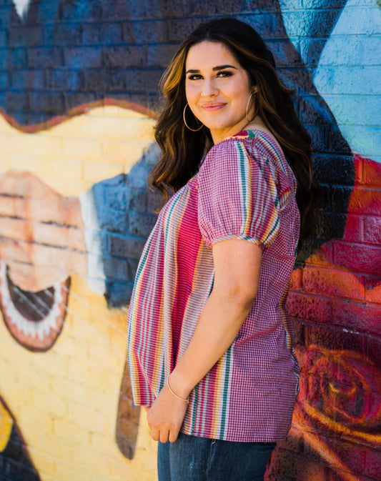 Adelynn Embroidered Top