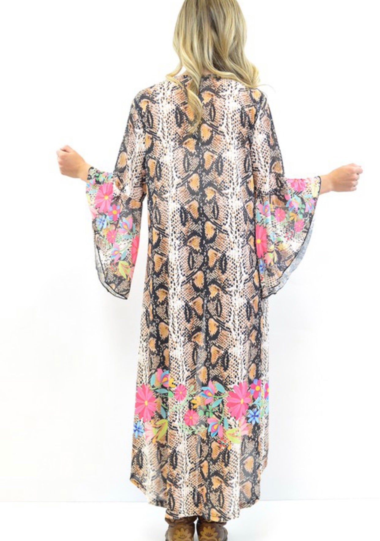Beach-Ready Floral Duster