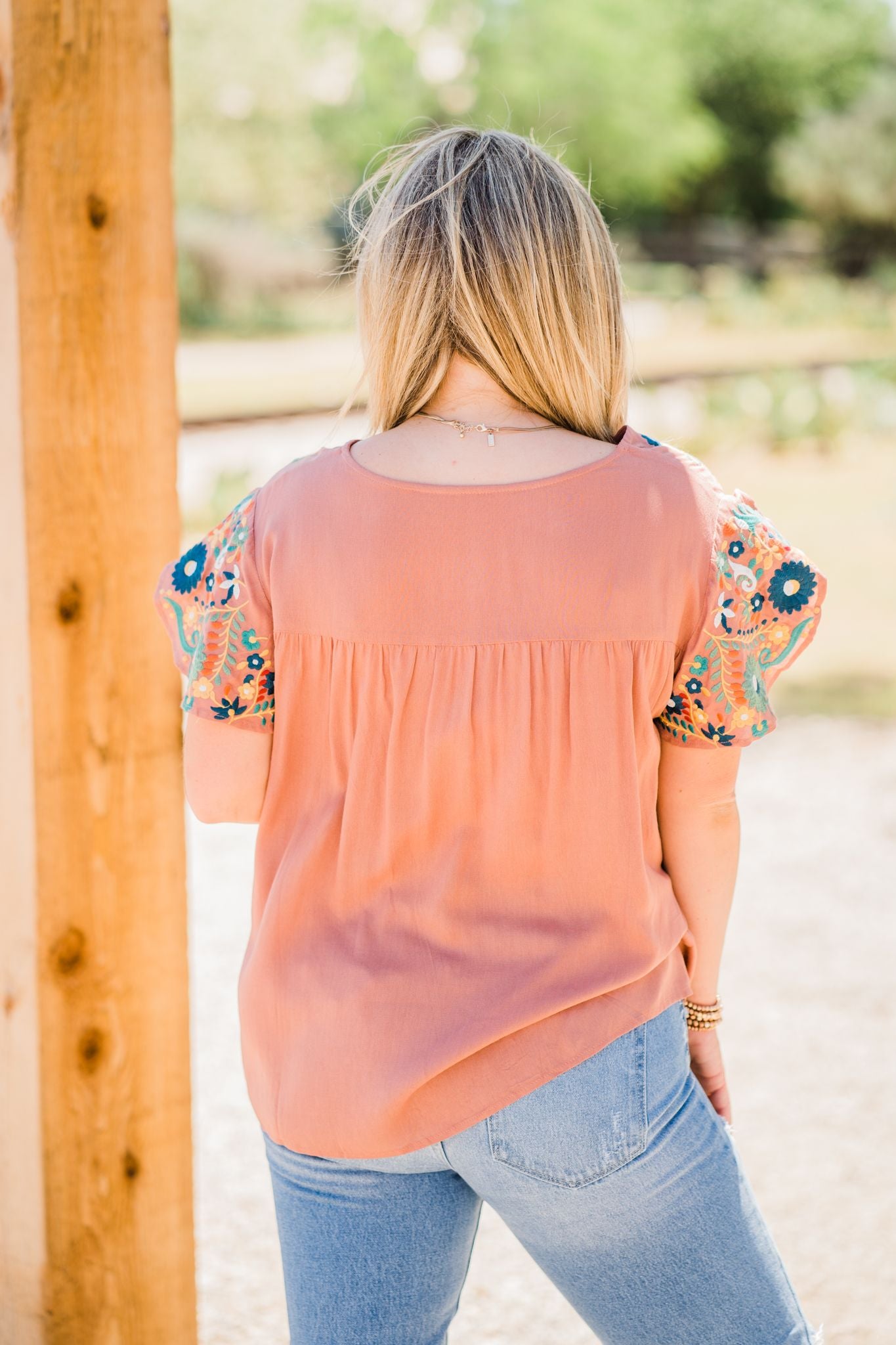Surie Embroidered Top
