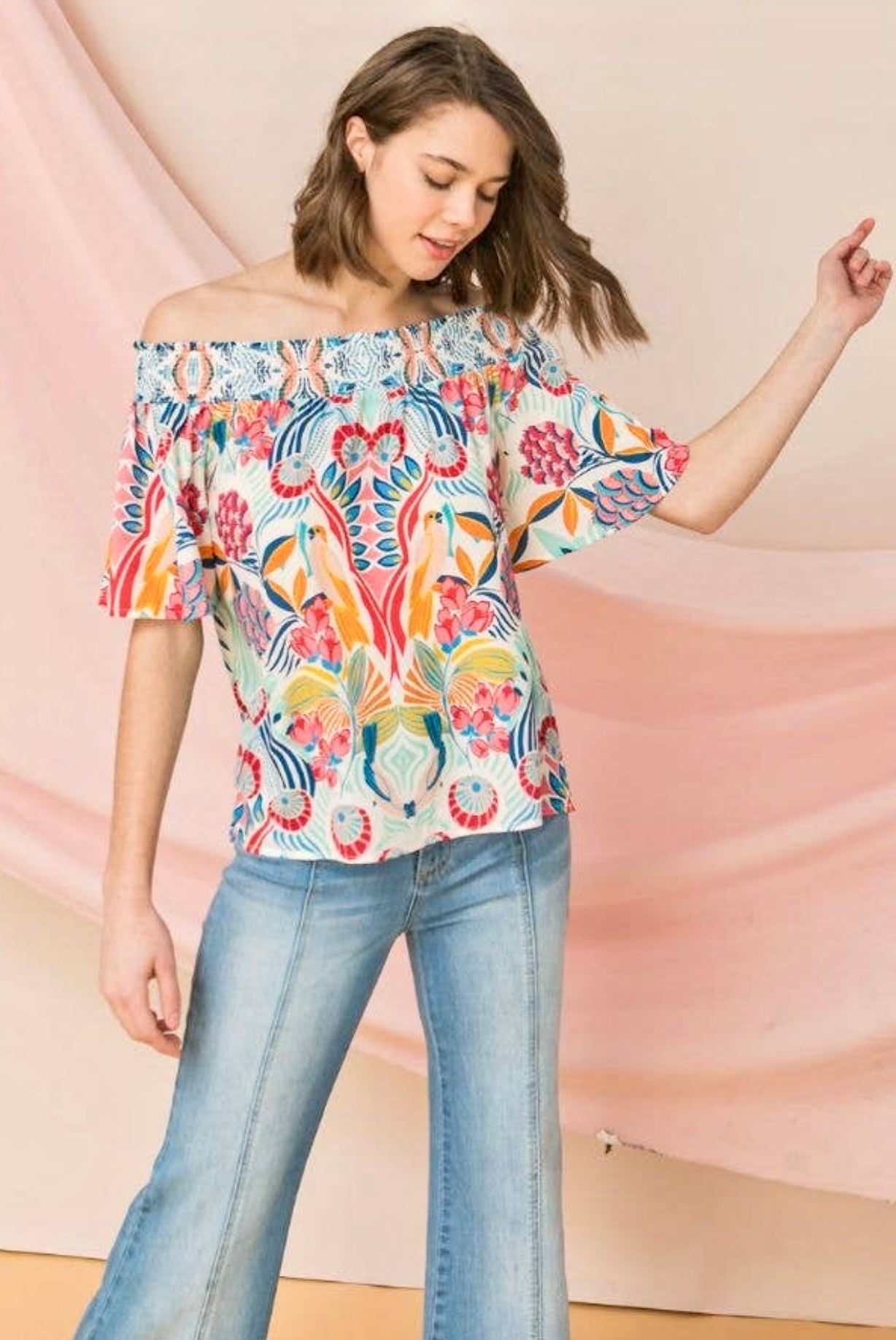 Bali Nights Printed Top