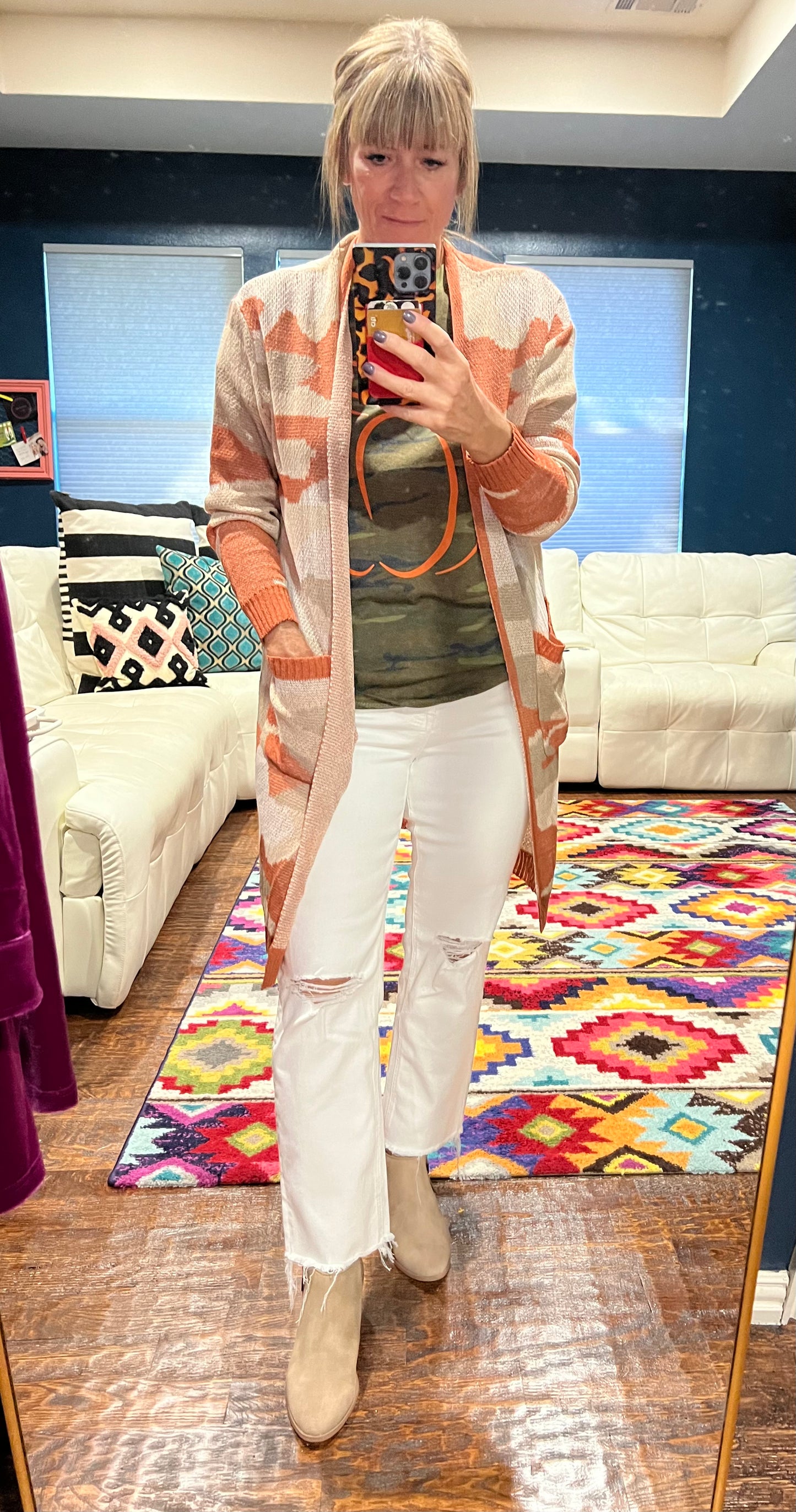 Pumpkin Camo Tee