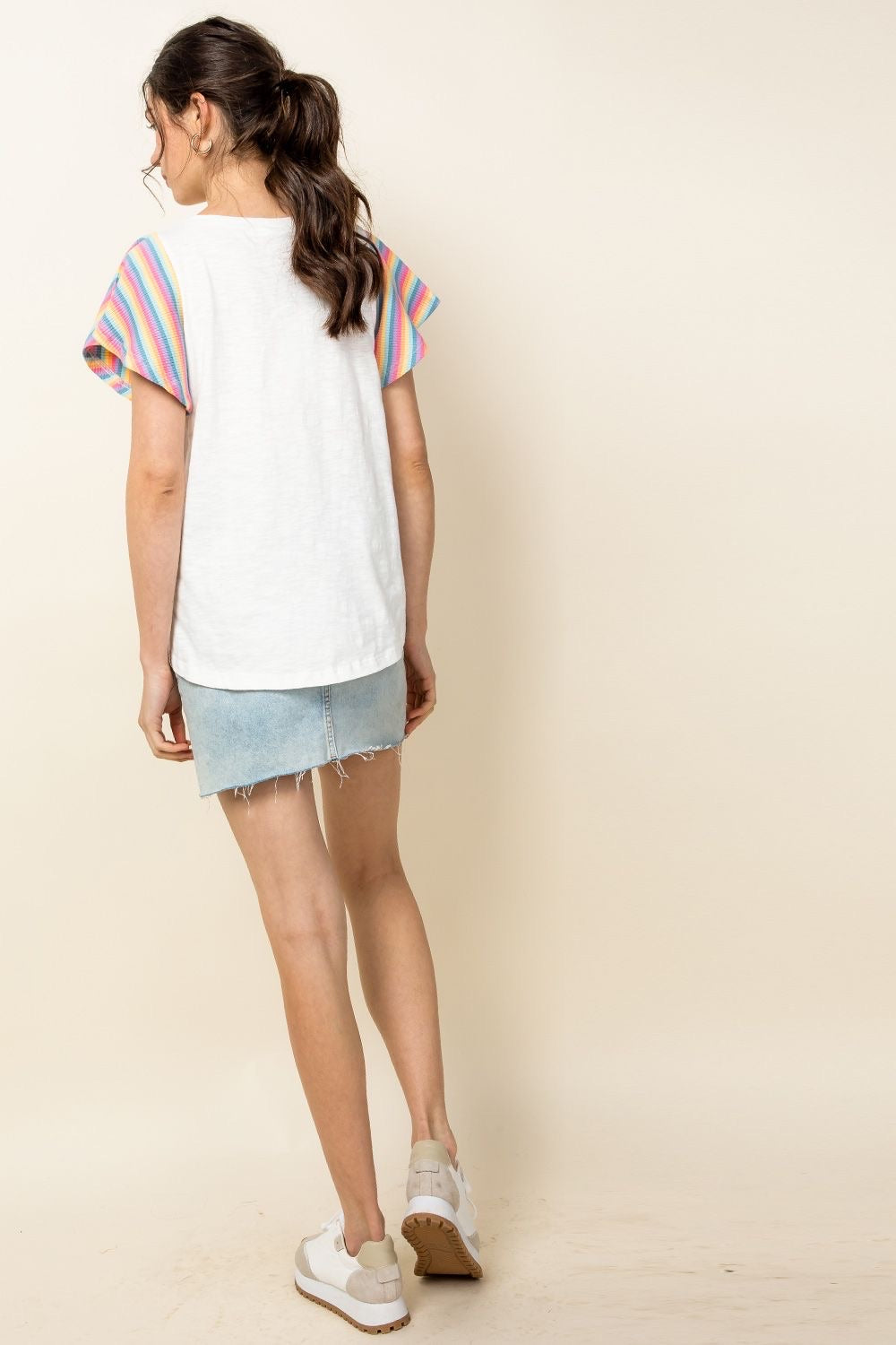 Candy Coated Flutter Tee-THML