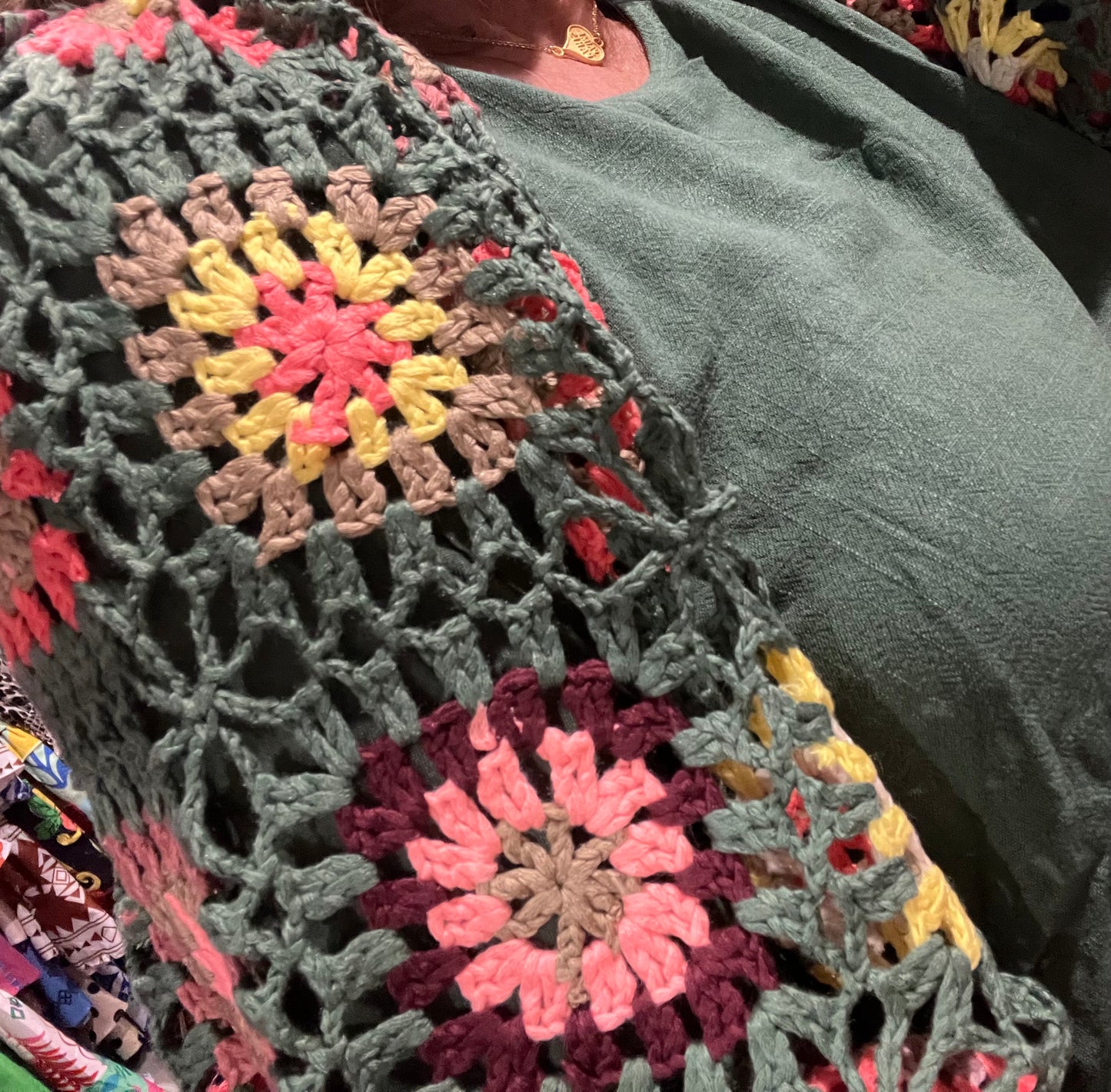 Earthy Boho Crochet Top