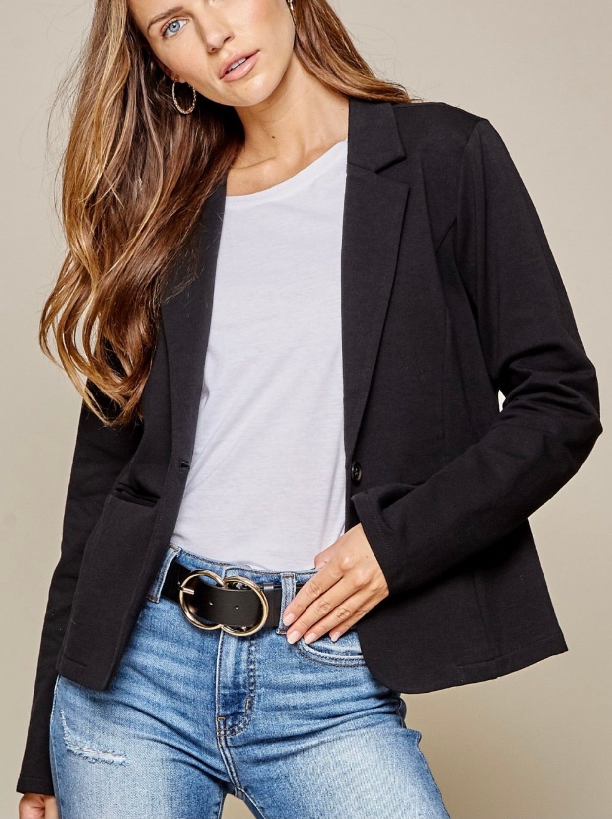 Buffalo Knit Blazer