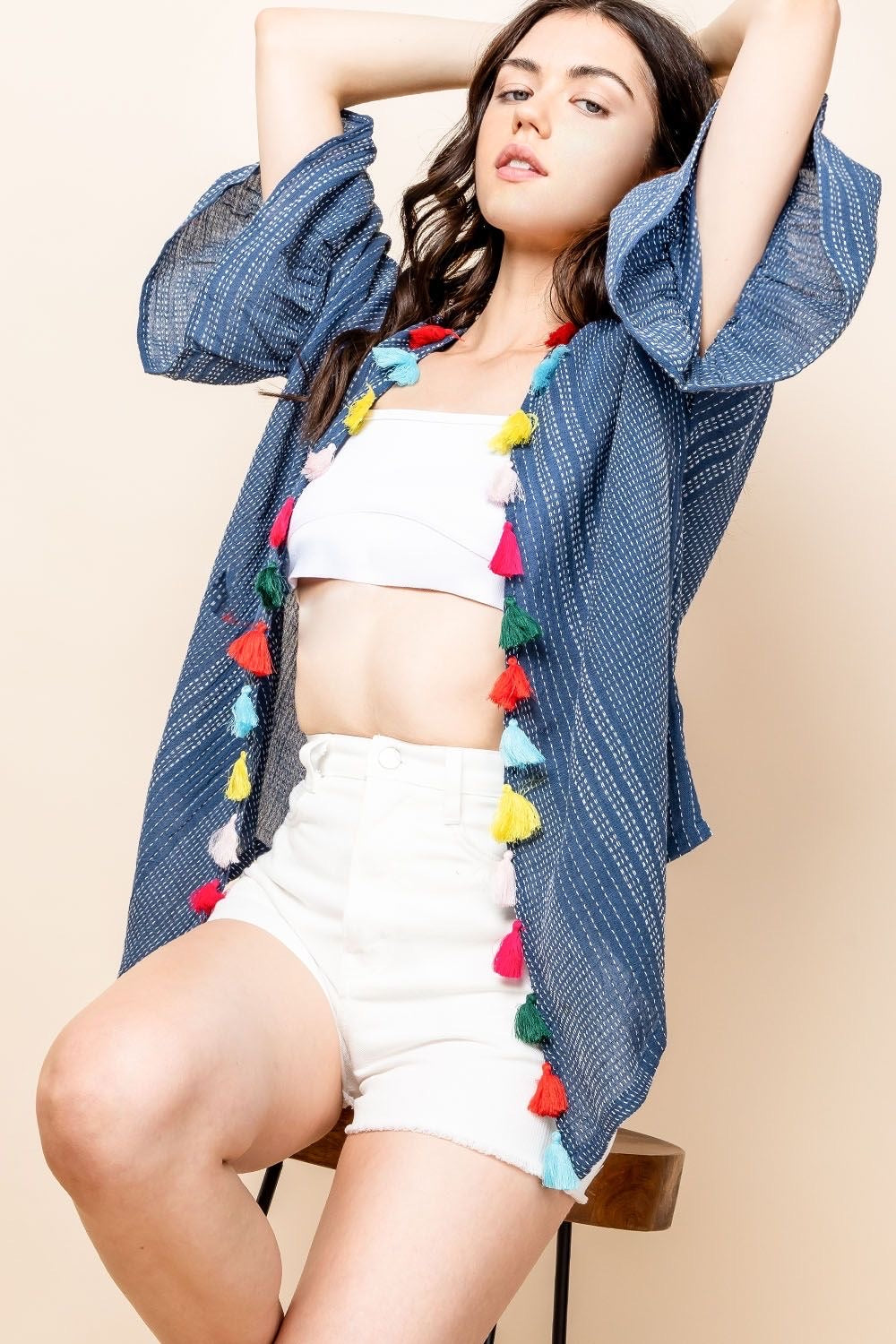 Happy Tassels Kimono-THML