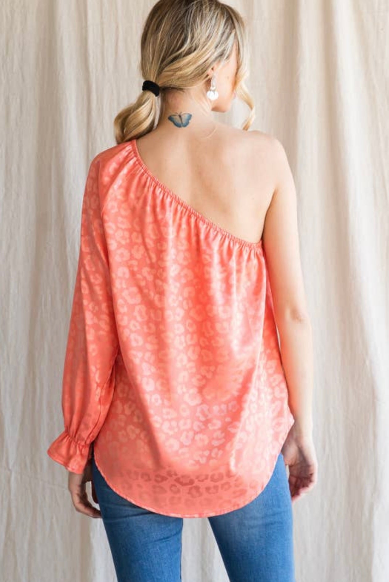 Point of No Return One-Shoulder Top