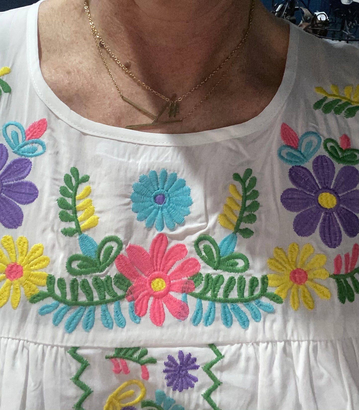 Jackie Embroidered Dress