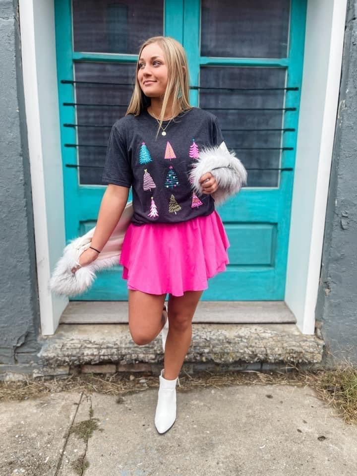 Fancy Lil’ Trees Holiday Graphic Tee