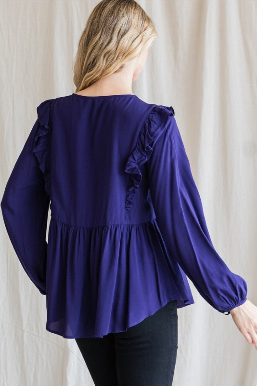 Try Me Embroidered Top