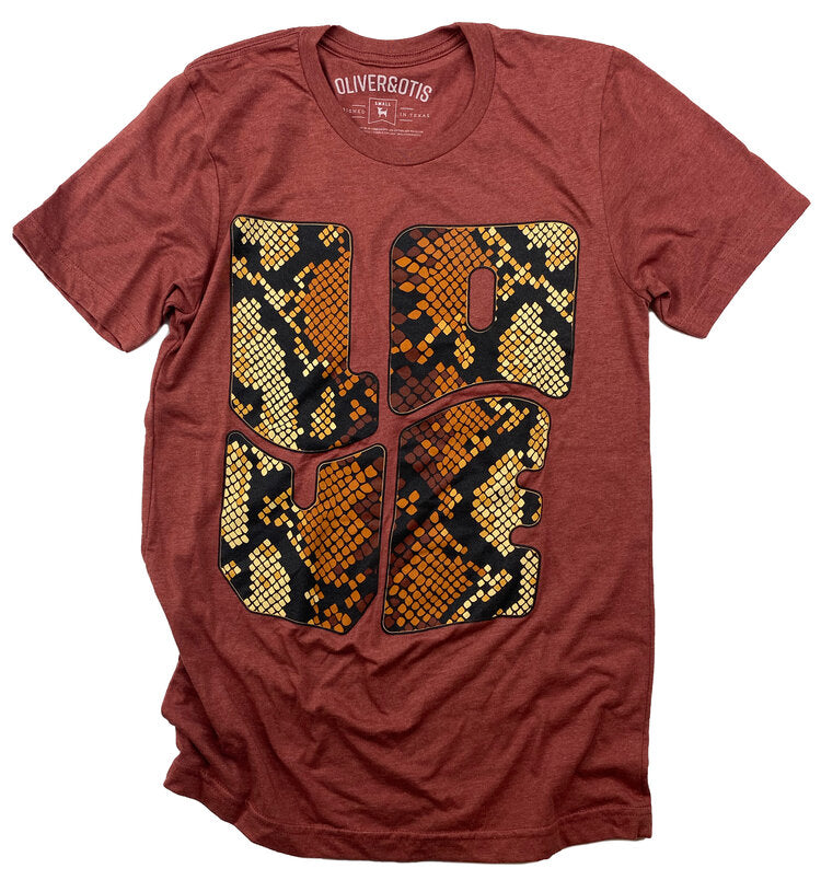L-O-V-E Snake Graphic Tee