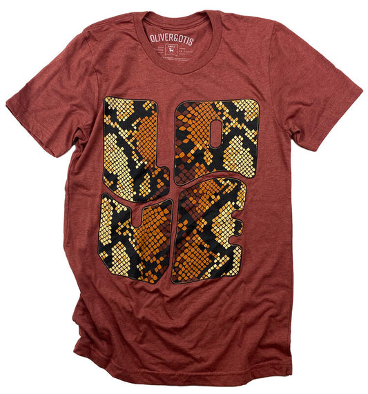 L-O-V-E Snake Graphic Tee