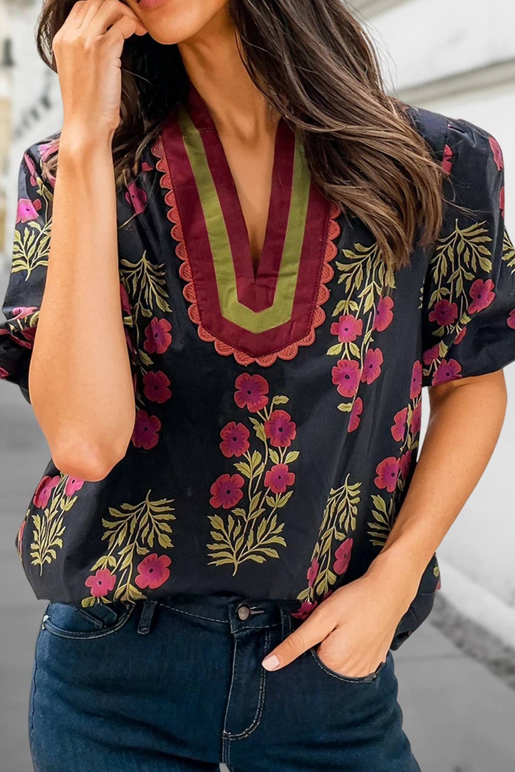 Susanna Floral Top