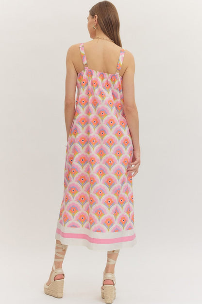 Nina Floral Midi Dress