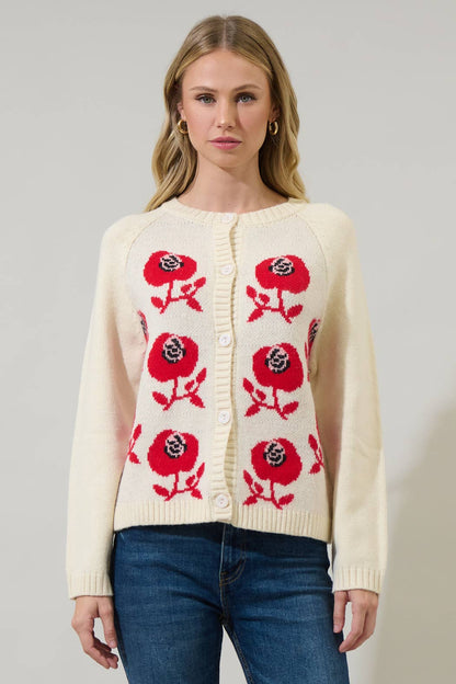 Peralta Floral Cardigan