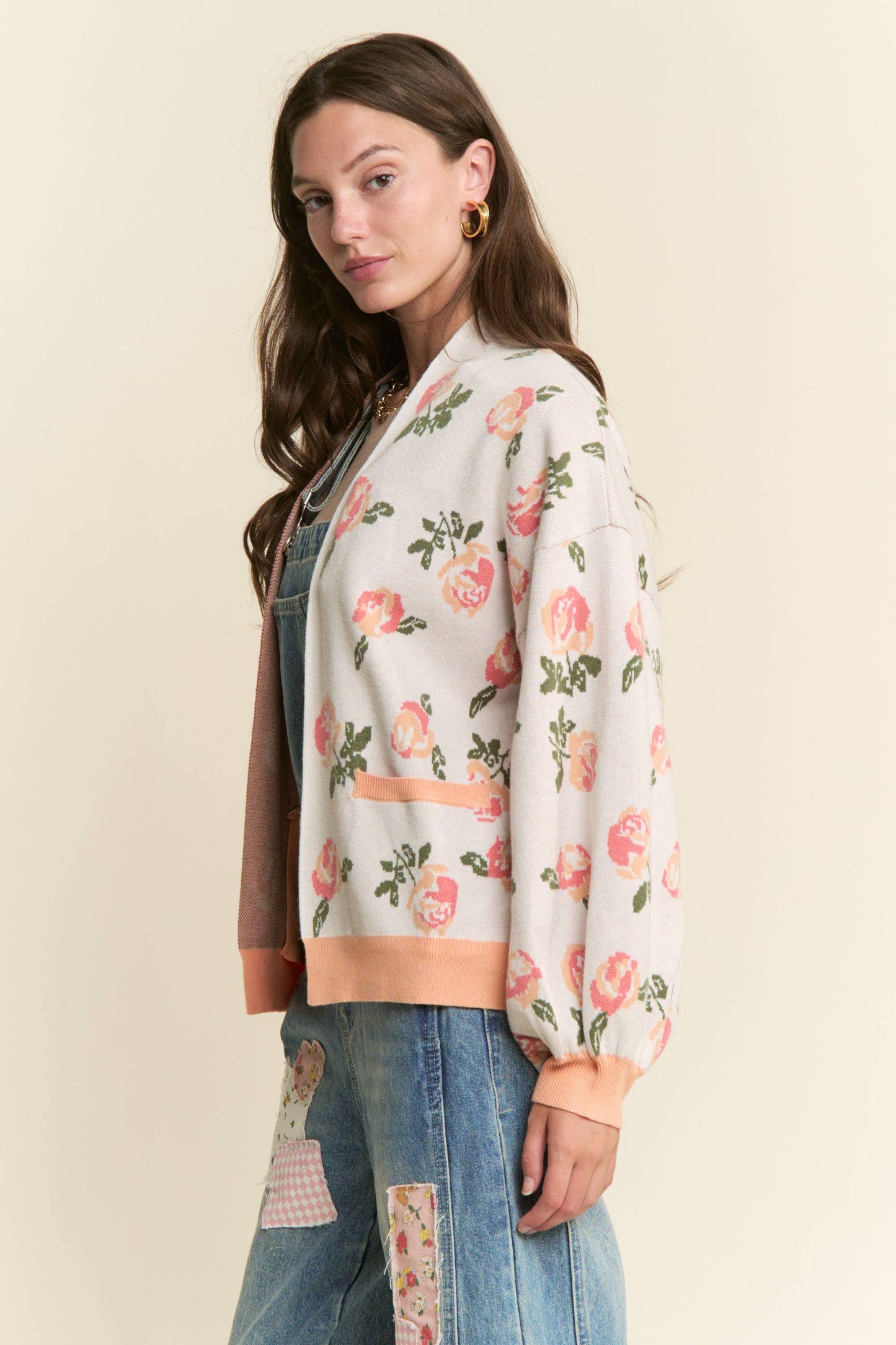 Rosie Apricot Cardigan