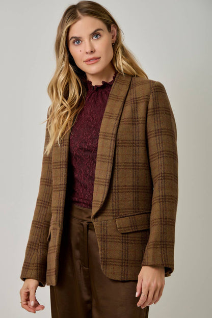 Harlow Plaid Blazer