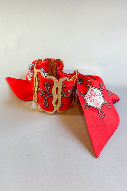 Beth Scarf Bracelet (4 colors/prints)