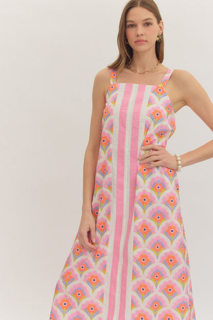 Nina Floral Midi Dress