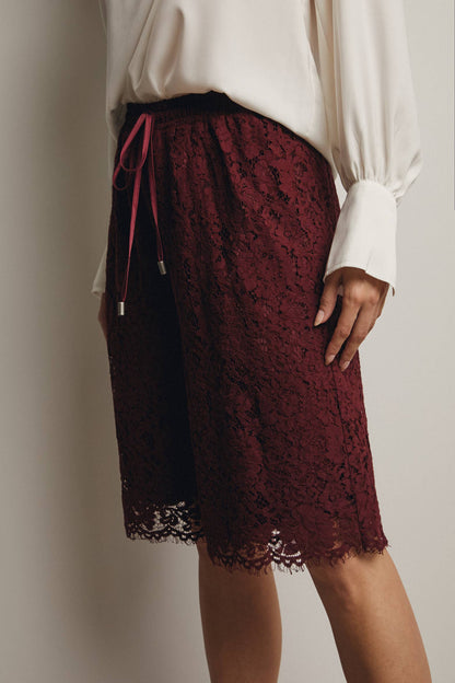 Mandy Lace Bermuda Shorts