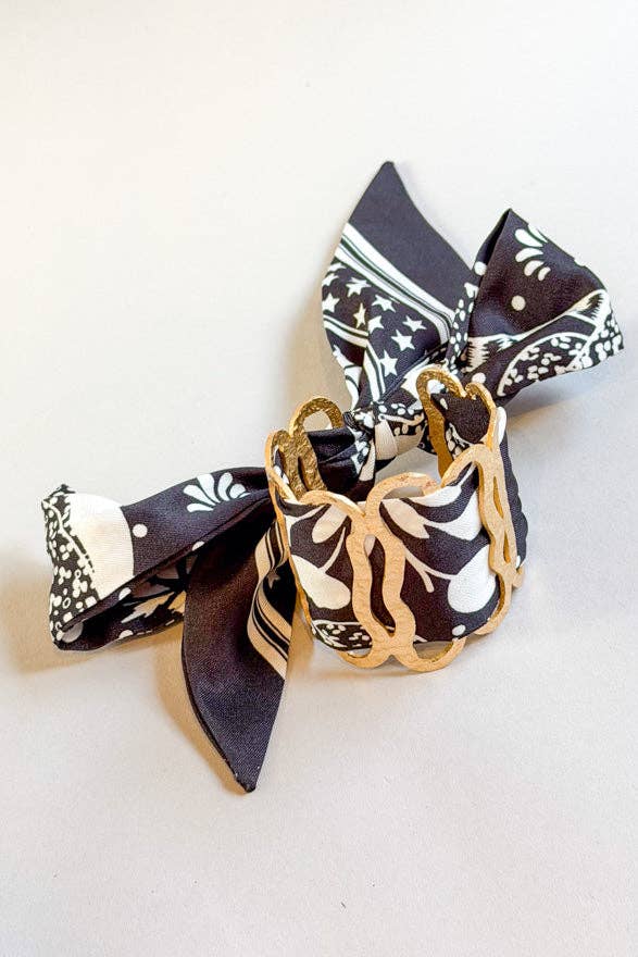 Beth Scarf Bracelet (4 colors/prints)
