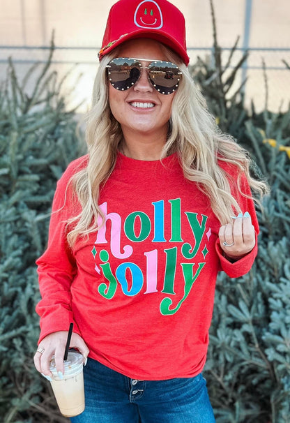 Holly Jolly Long Sleeve Tee