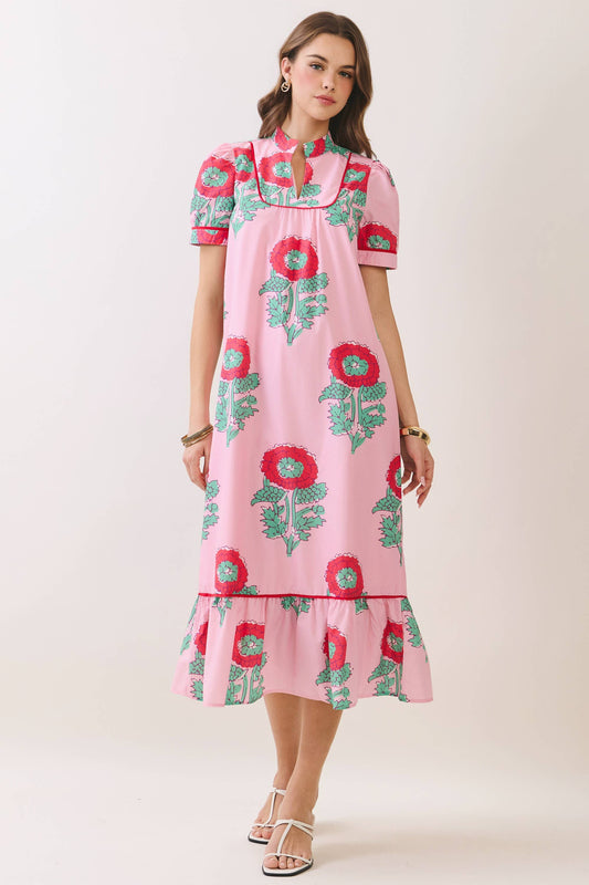 Jessica Floral Midi Dress