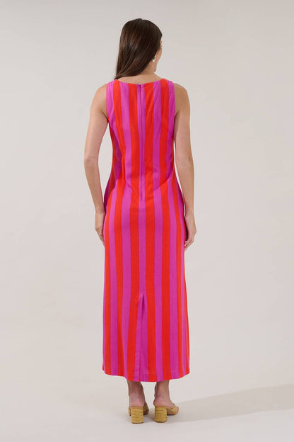 Troy Maxi Striped Dress