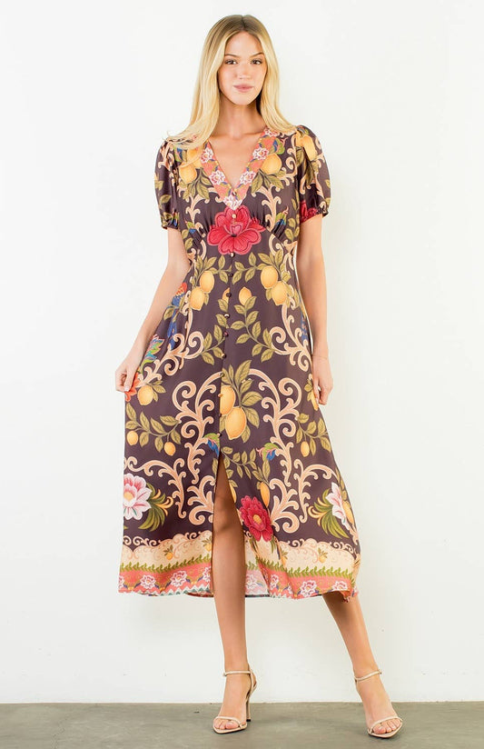 Rio Vibes Midi Dress: THML