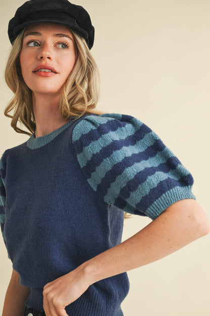 Indy Striped Sweater Top