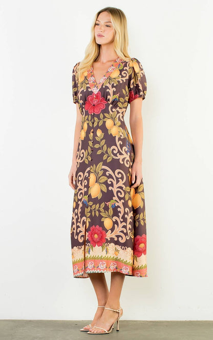 Rio Vibes Midi Dress: THML