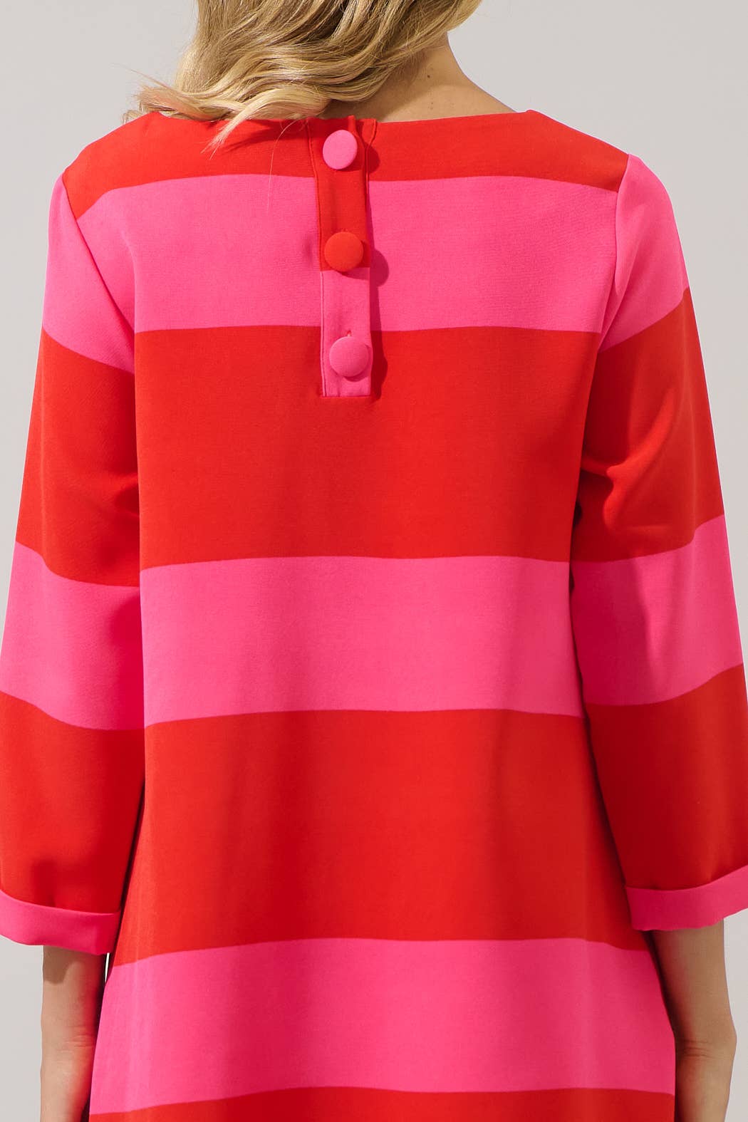 Lolli Striped Shift Mini Dress