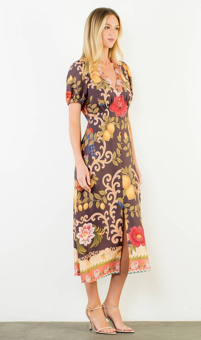 Rio Vibes Midi Dress: THML