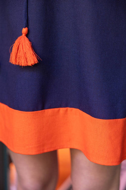 Mali Embroidered Shift Dress