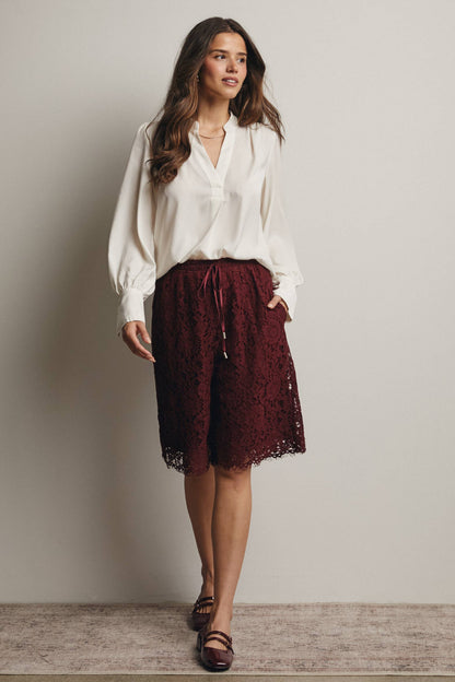 Mandy Lace Bermuda Shorts