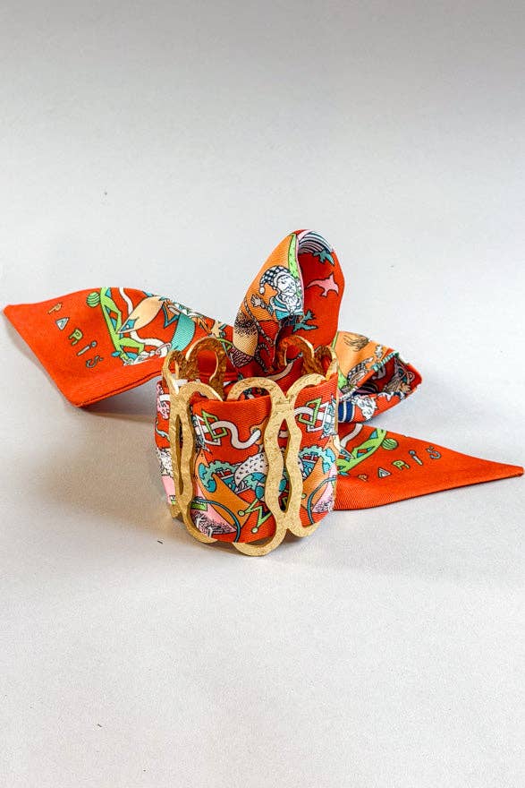 Beth Scarf Bracelet (4 colors/prints)