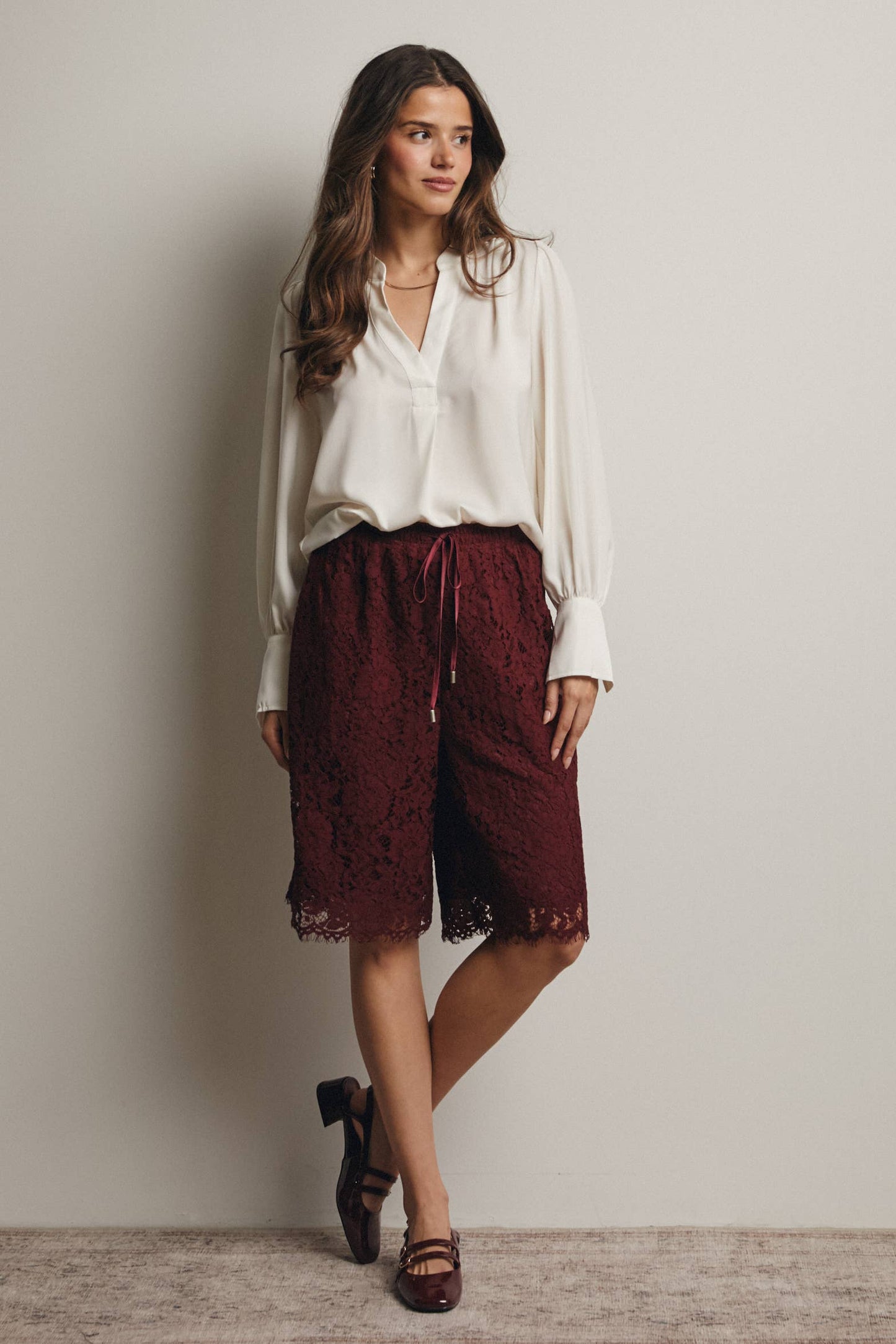 Mandy Lace Bermuda Shorts