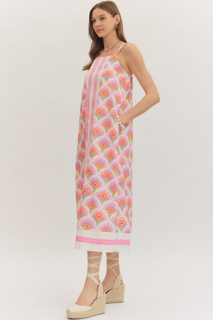 Nina Floral Midi Dress